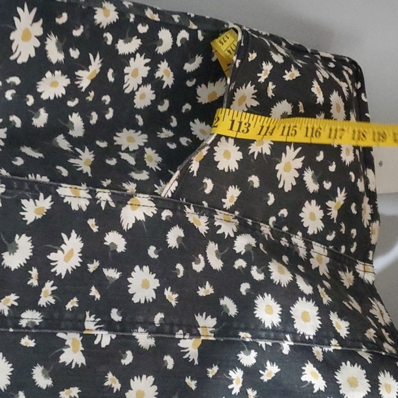 Daisey Overall Dress Womens Size Juniors Size Large 11 13 Floral No Boundaries - Picture 3 of 11